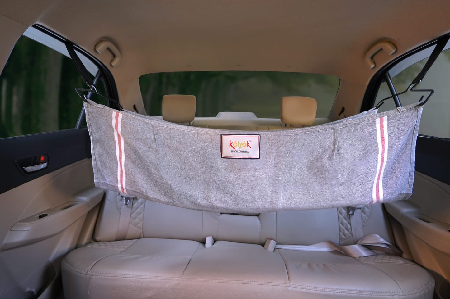 Kolyok Swing: Premium Car Hammock - Comfort, Safety, Style. Enjoy Stress-Free Picnics with Your Little One!